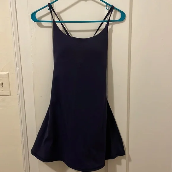 Halara Exercise Dress Everyday Cloudful™ Backless 2-in-1 Flare - Picture 4 of 7